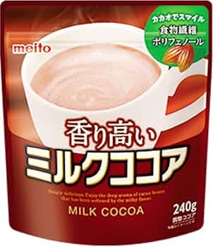 Amazon.co.jp: 名糖 香り高いミルクココア 200g×2袋 名倉商事